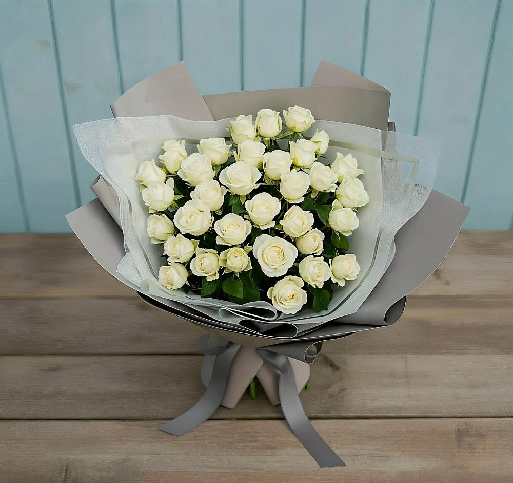 Букет Белоснежная нежность в Лахденпохье