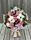 Букет цветов из: Альстромерии, Гвоздики, Розы и Хризантемы в Лахденпохье