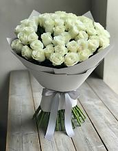 Букет 35 Белых роз в Лахденпохье