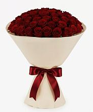 Букет 101 Бордовая роза Блэк Бакарра в Лахденпохье