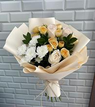 Букет цветов из:  Розы и Хризантемы в Лахденпохье