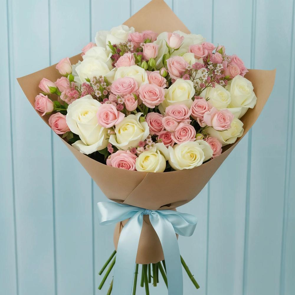 Букет цветов из: Розы в Лахденпохье