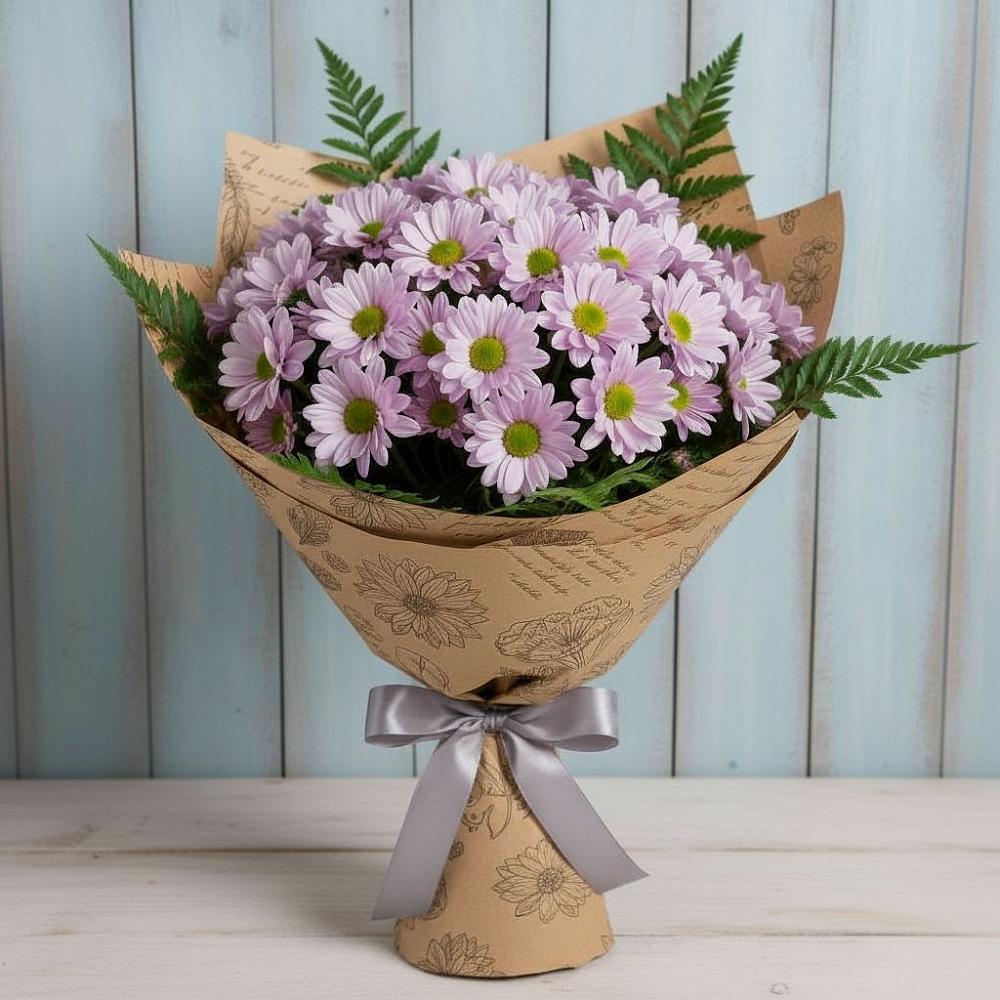 Букет цветов из: Хризантемы в Лахденпохье