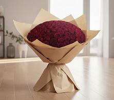 Букет 101 Красная роза в Лахденпохье