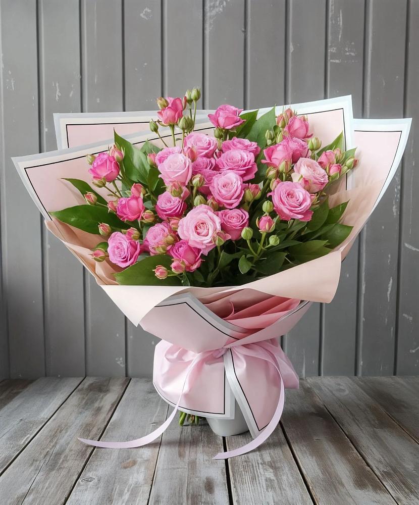 Букет Розовый кустик в Лахденпохье