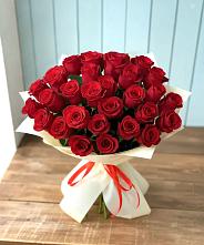 Букет 29 Красных роз в Лахденпохье