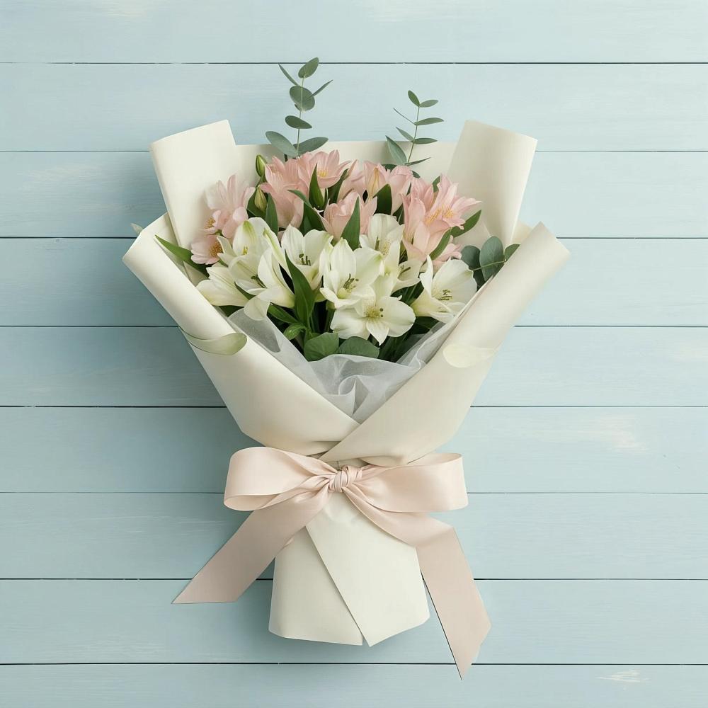 Букет цветов из: Альстромерии в Лахденпохье