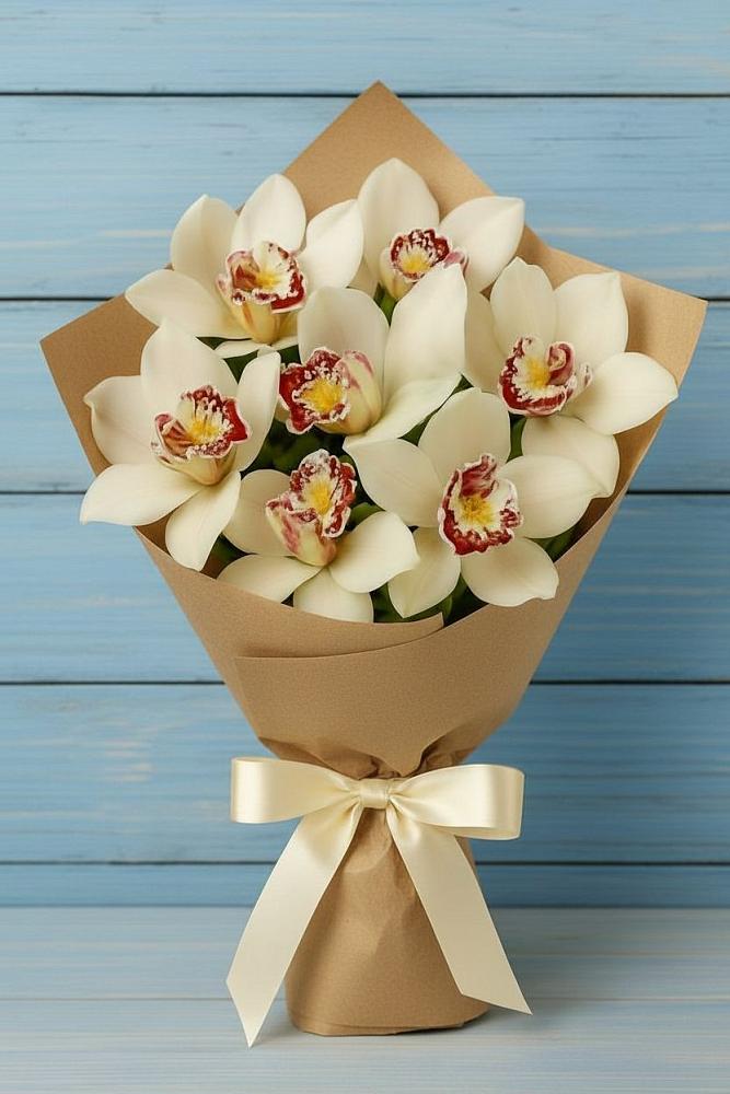 Букет цветов из: Орхидеи и Розы в Лахденпохье